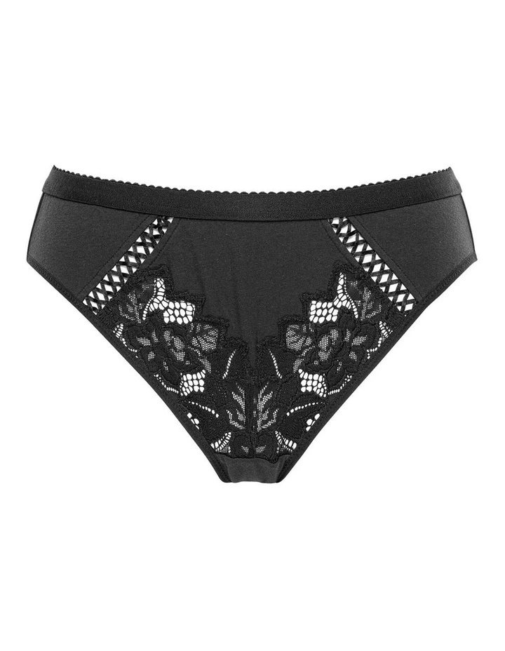 Cotton D'Arum Organic Cotton Brief in Black image 5