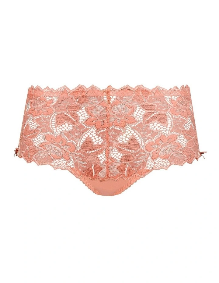 Arum Mid-Rise Lace Brief in Paradise Pink image 5