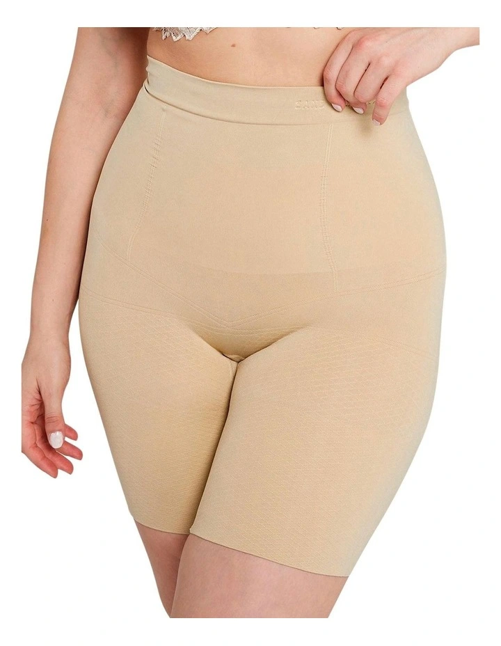 Slimmers High Waist Tummy & Thigh Shaper Short in Skin image 7