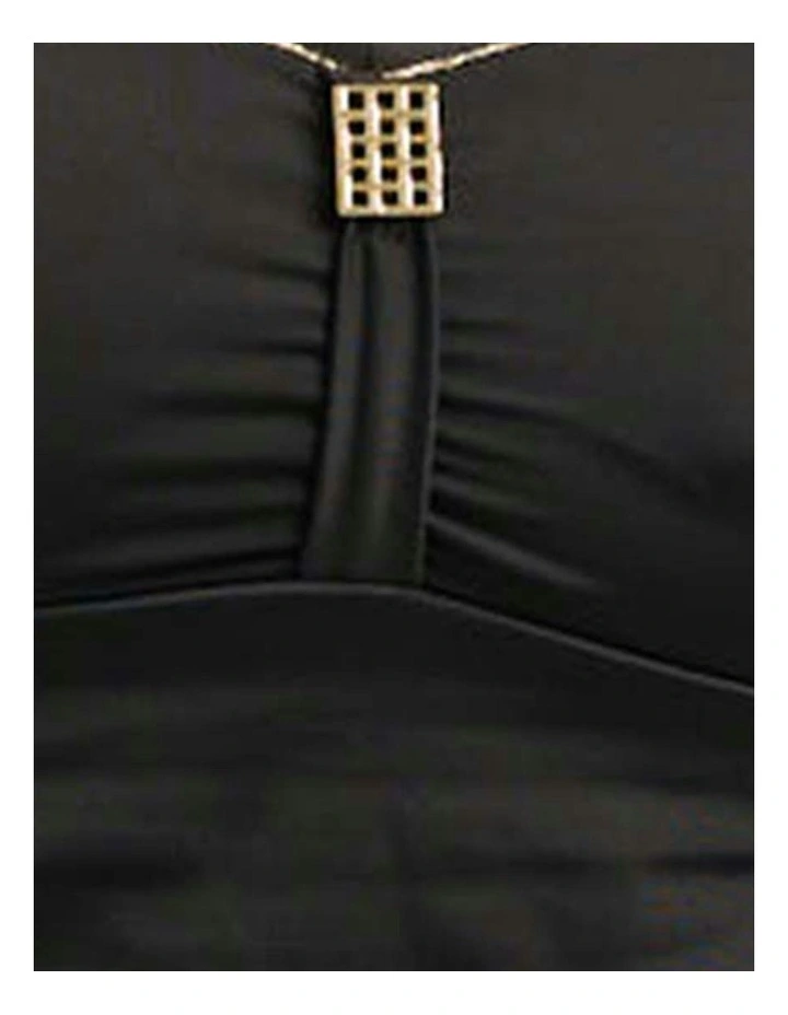 Speekaboo Shape Wireless Slimming Tankini Top in Black image 6