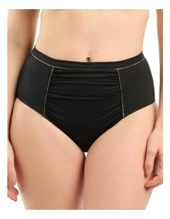 Speekapoo Shape Tummy Control High Waist Bikini Bottom in Black