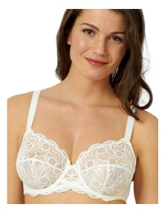 Ariane Full Cup Underwire Lace Bra in Ivory