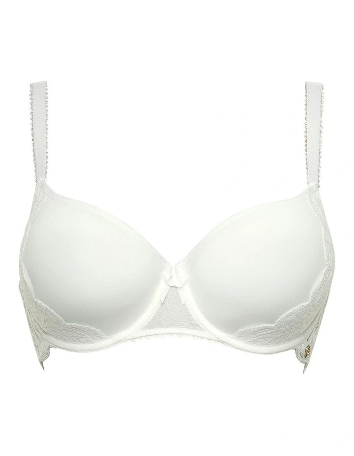 Ariane Padded T-Shirt Spacer Bra in Ivory image 5