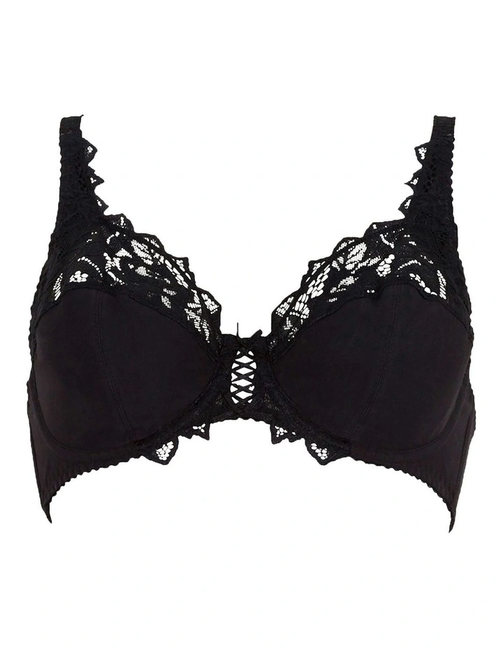 Coton d'Arum Organic Cotton Underwire Bra in Black image 5