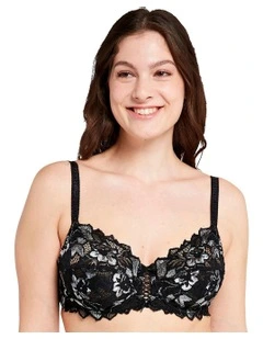 Arum Gala Wired Full Cup Lace Bra in Black