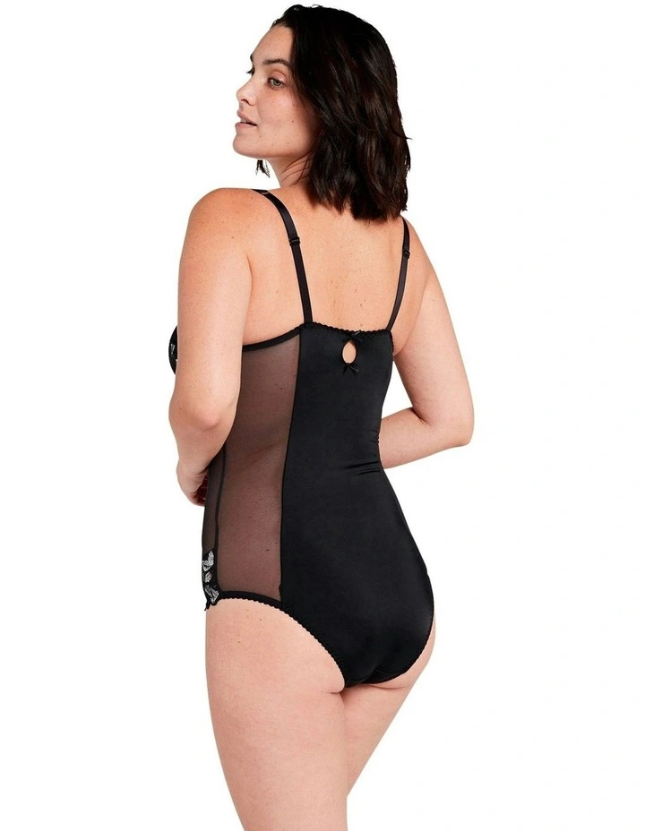 Arum Gala Underwired Lace Bodysuit in Black image 5