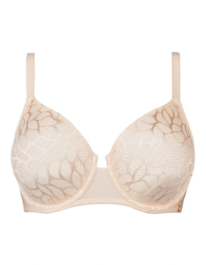 Perfect Curves Smooth Lace Wired T-Shirt Bra in Blush image 7