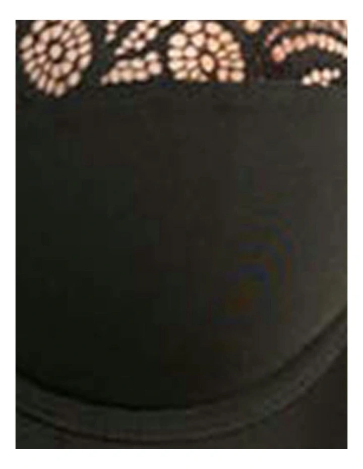 Ariane Underwire Thong Bodysuit with Lace in Black image 7