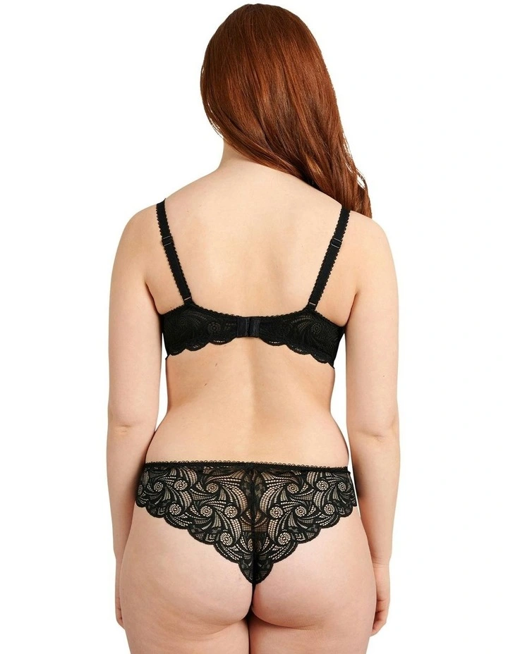 Ariane Padded T-Shirt Spacer Bra in Black image 4