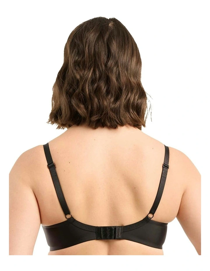 Unseen Seamless Underwire Full Cup T-shirt Bra in Black image 2