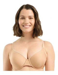 Underwire Full Cup T-shirt Bra in Beige