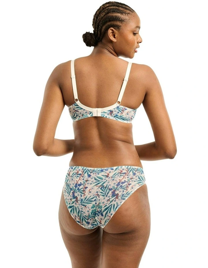 Sustainable Tulle Wired Full Cup Bra in Estival Summer Flower image 5