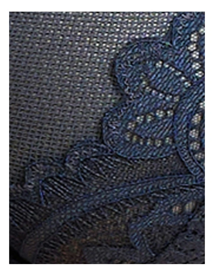 Lyse Underwire Half Cup Bra With Lace in Blue Night image 5