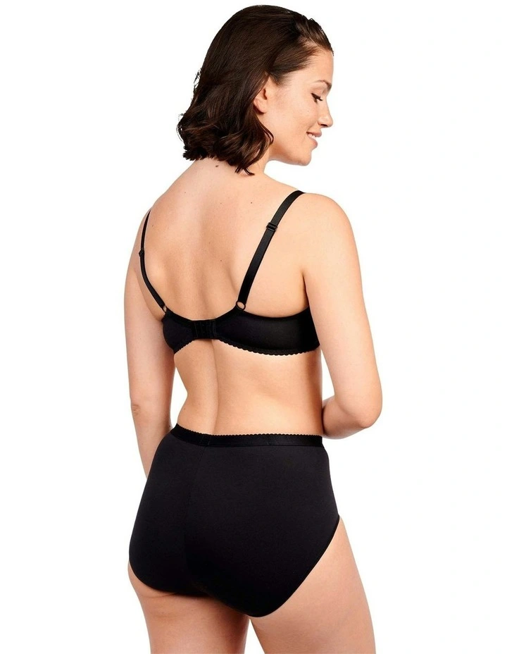 Coton d'Arum Wirefree Organic Cotton Bra in Black image 4