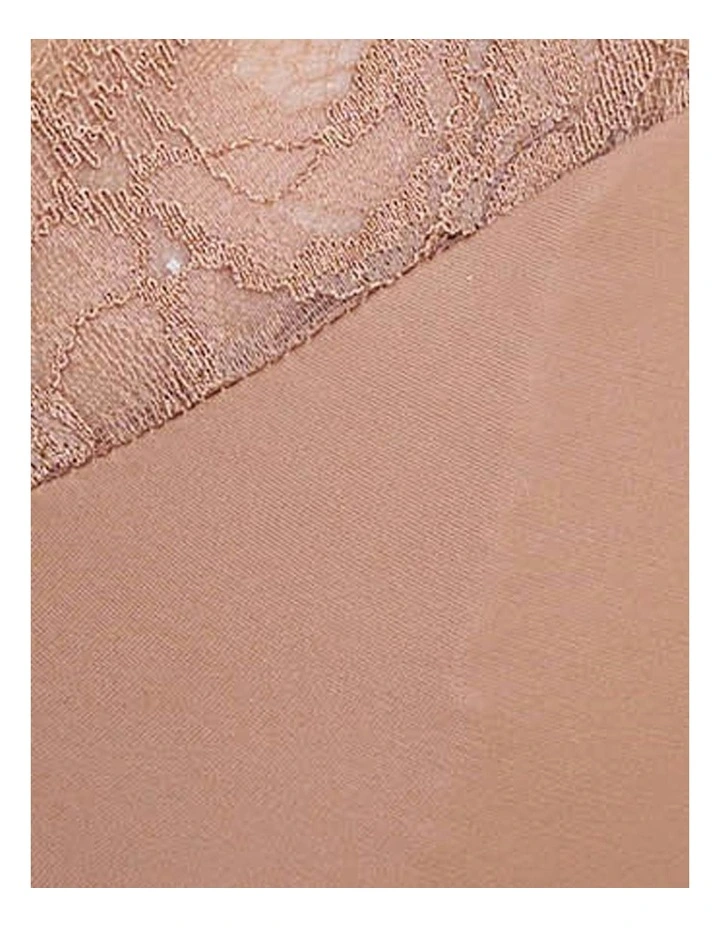 Lily Full Cup Wired Bra With Lace in Beige image 6