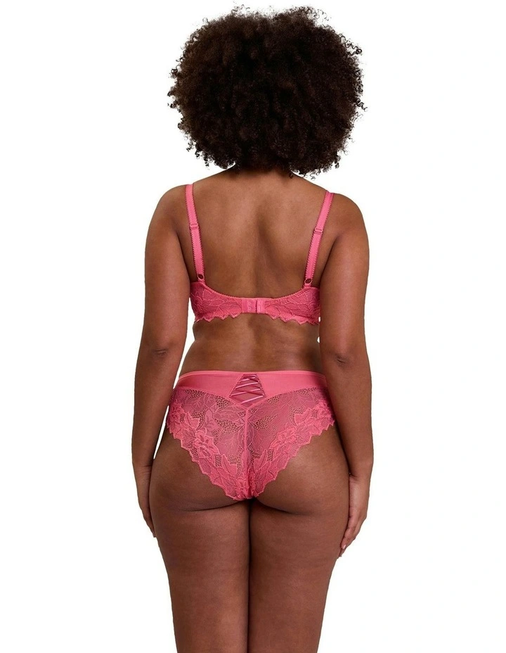 Arum Prima Underwire Lace Bra in Sunkist Coral image 5