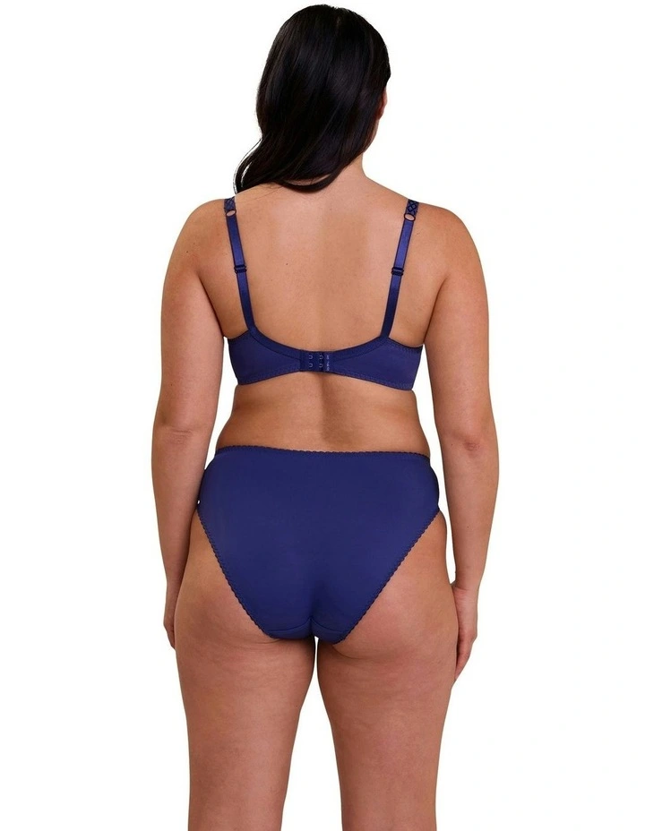 Narcisse Embroidered Full Cup Underwire Bra in Bellwether Blue image 5