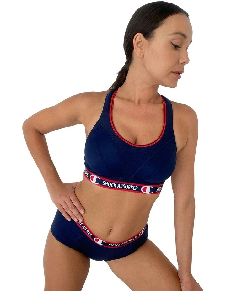 Moisture Wicking Sports Underwear Shorty in Athletic Navy image 4