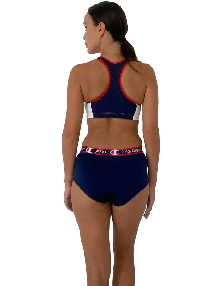 Moisture Wicking Sports Underwear Shorty in Athletic Navy image 6