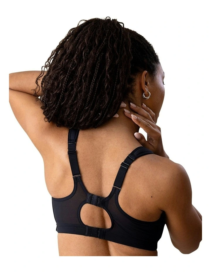 Active Multisport Support Bra in Black image 2