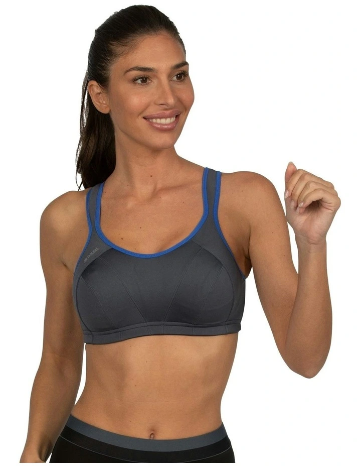Active Multisport Support Bra in Dark Grey image 4