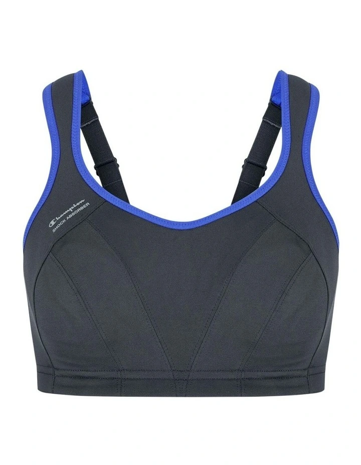 Active Multisport Support Bra in Dark Grey image 5