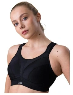 Active D+ Classic Support Sports Bra in Black