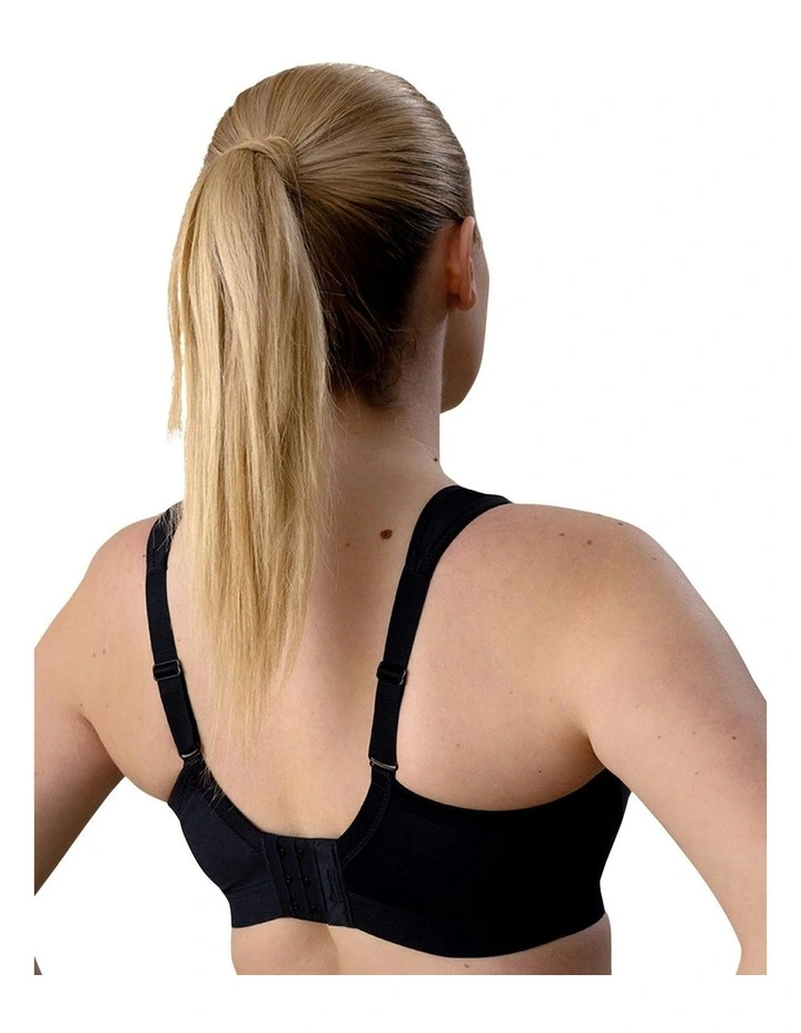 Active D+ Classic Support Sports Bra in Black image 2