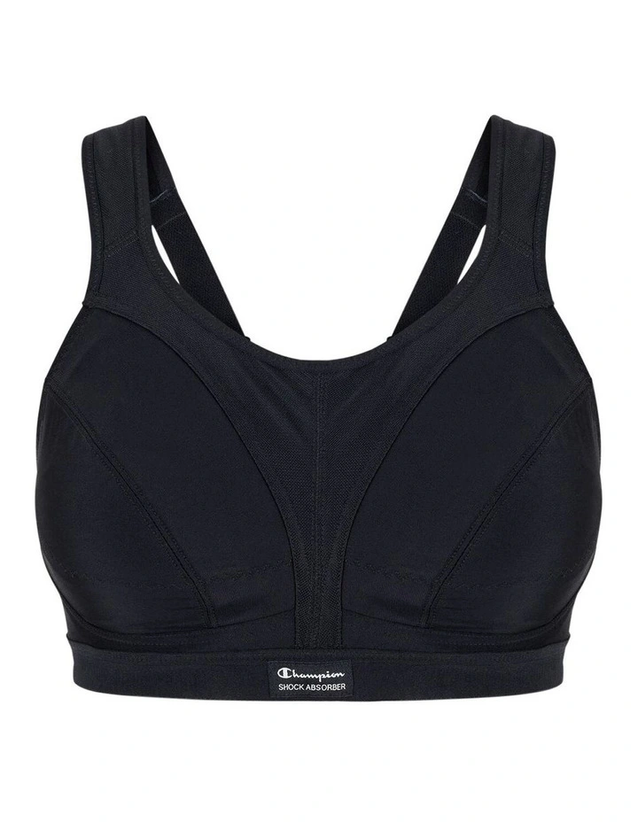 Active D+ Classic Support Sports Bra in Black image 5