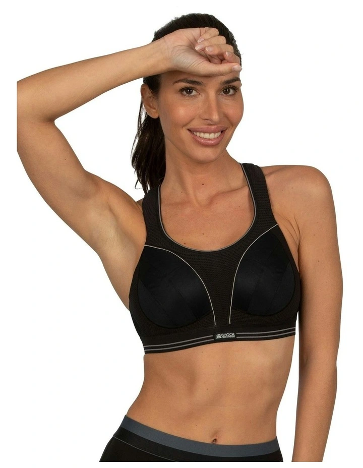 Ultimate Run Sports Bra in Black image 5