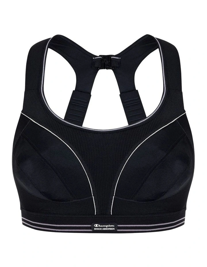 Ultimate Run Sports Bra in Black image 6