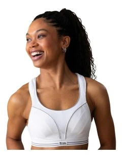 Ultimate Run Sports Bra in White