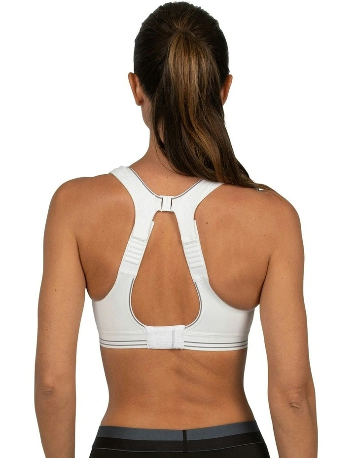 Ultimate Run Sports Bra in White image 5