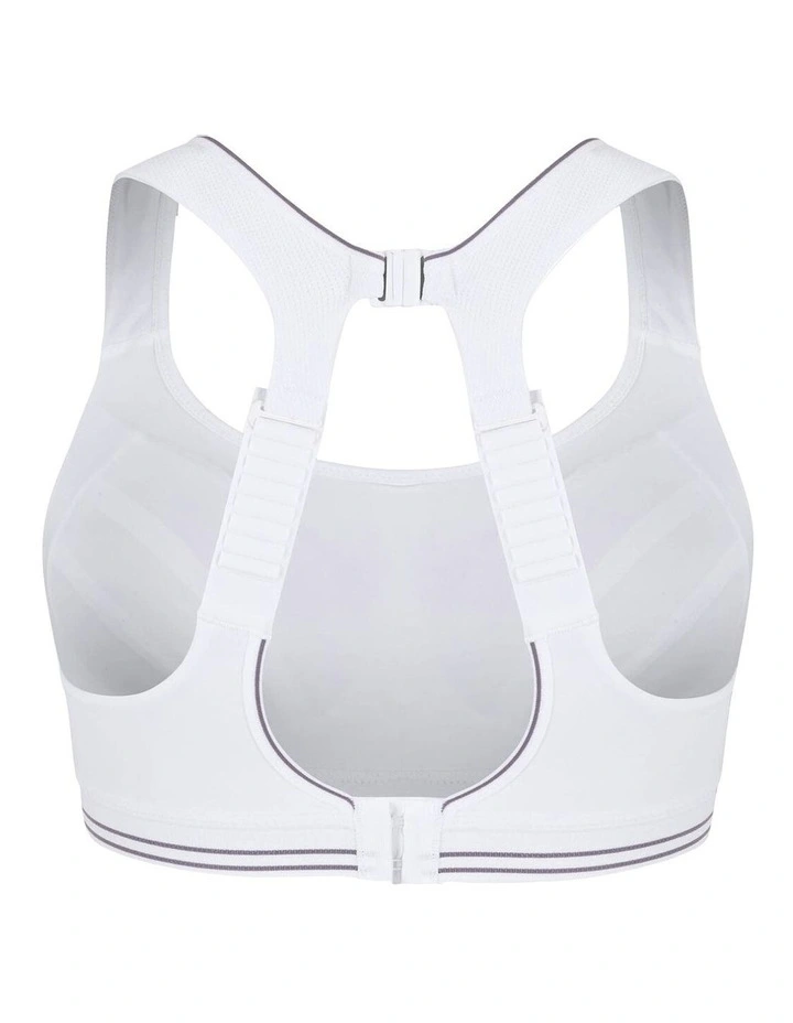 Ultimate Run Sports Bra in White image 7