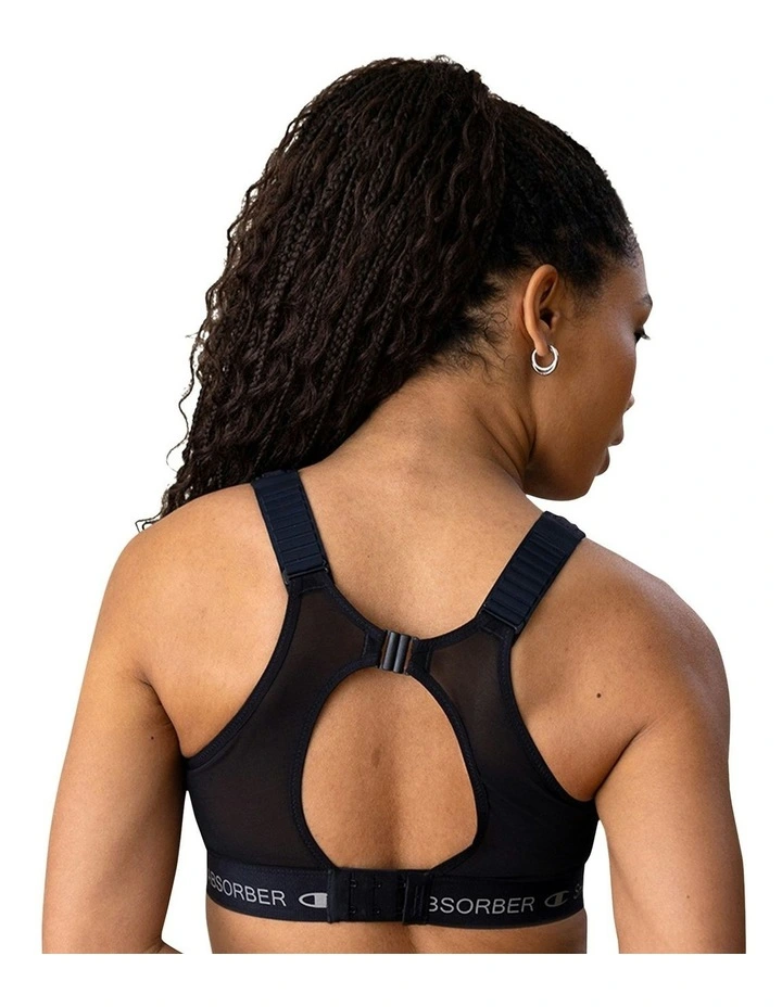 Ultimate Run Padded Sports Bra in Black image 2