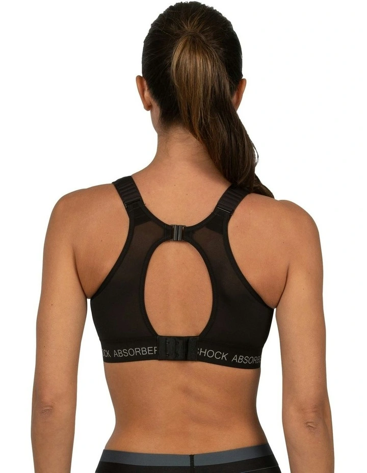 Ultimate Run Padded Sports Bra in Black image 5