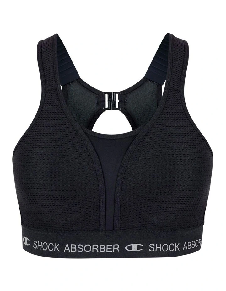 Ultimate Run Padded Sports Bra in Black image 6