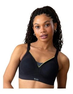 Active Shaped Support Sports Bra in Slate Gray