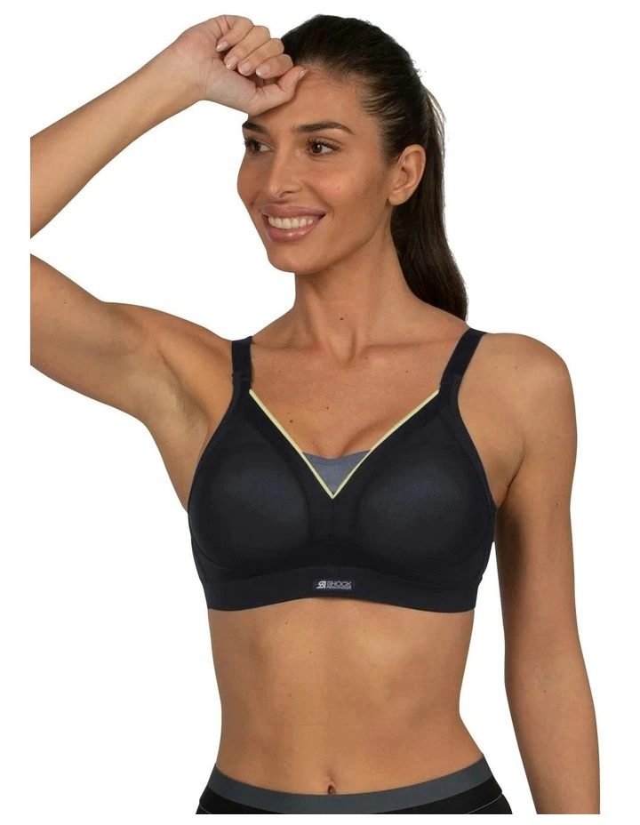 Active Shaped Support Sports Bra in Slate Gray image 4