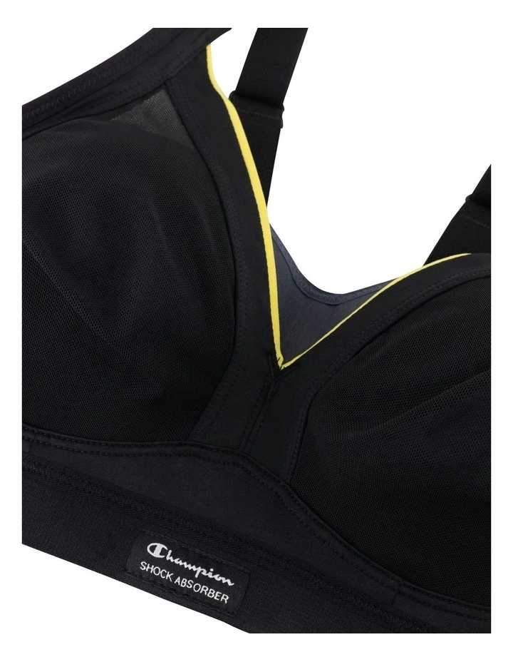 Active Shaped Support Sports Bra in Slate Gray image 7