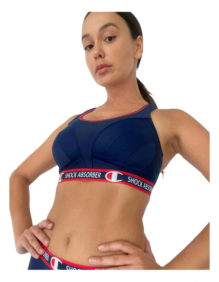 Ultimate Run Wirefree High Impact Sports Bra in Athletic Navy image 5