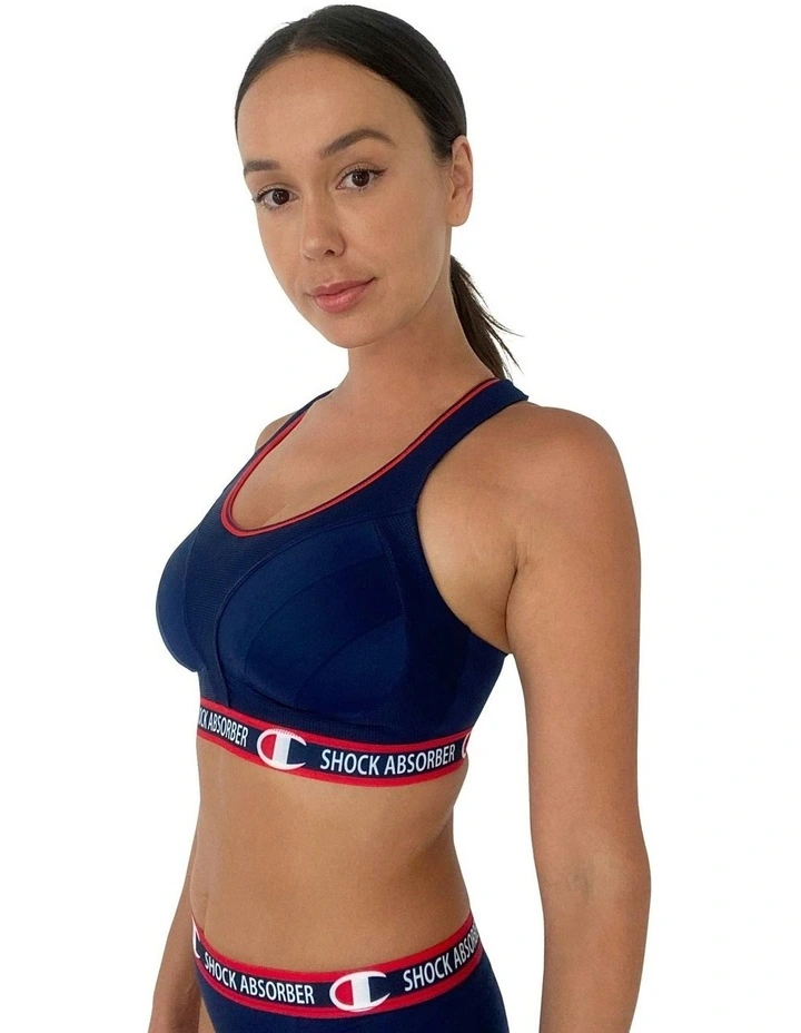 Ultimate Run Wirefree High Impact Sports Bra in Athletic Navy image 7