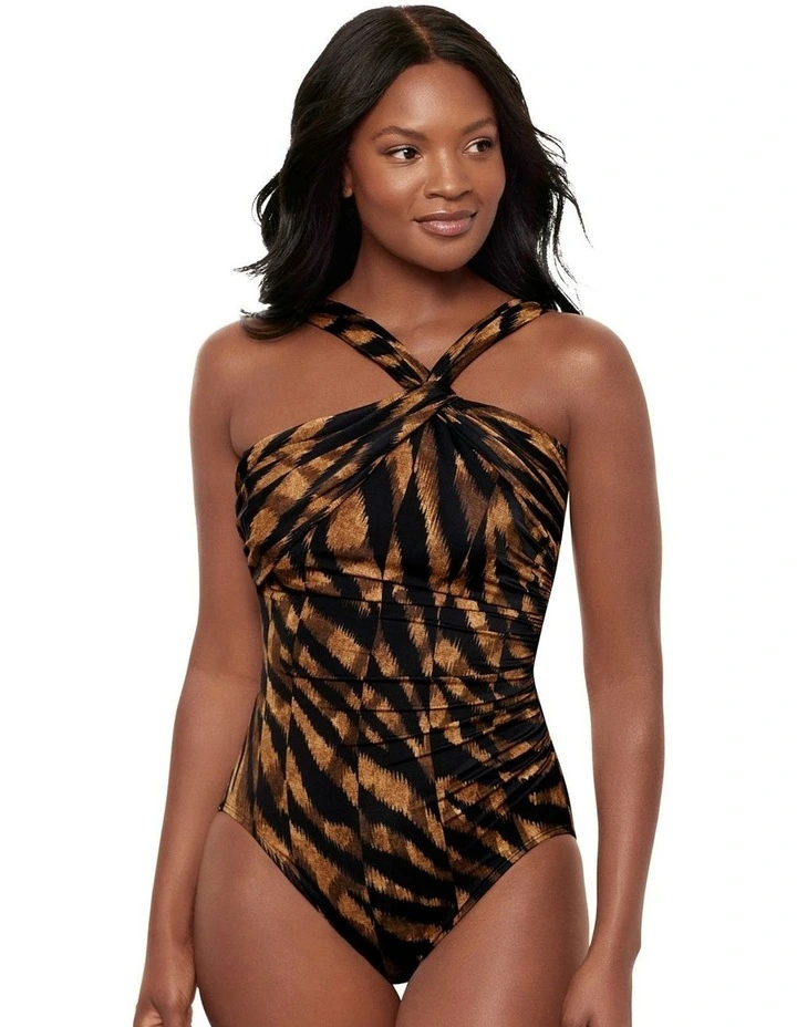 Raya De Safari Underwired Shaping Swimsuit in Multi image 1