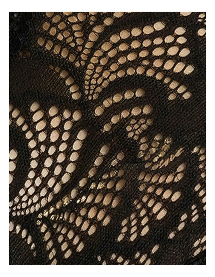 Olivia Strappy Detail Lace Hipster Brief in Black image 4