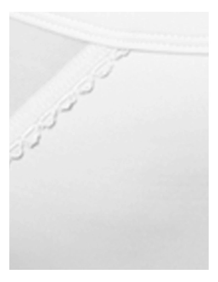 Micro Dressy French Cut High Waist Brief in Pearl White image 7