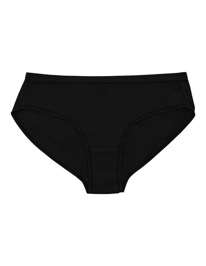 Cozy Soft Modal Hipster Brief in Black image 4