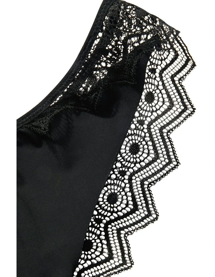 Georgia Brazilian Lace Brief in Black image 4