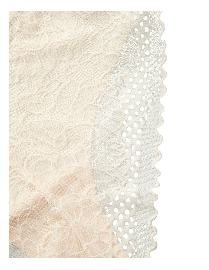 Pila Hipster Microfibre And Lace Shorty Brief in White image 5