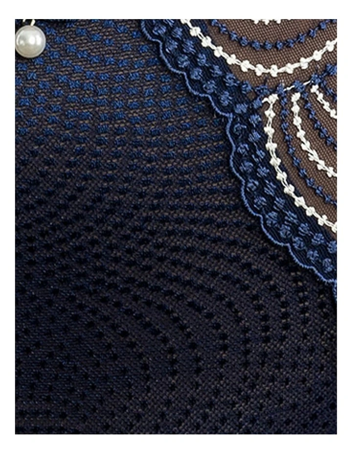 Pearl French Cut High Waist Brief in Blue image 4