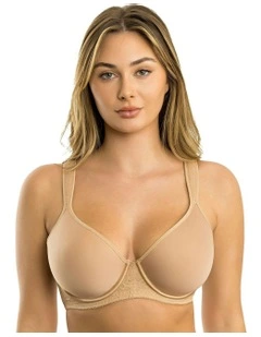 Bliss Convertible-To-Racerback Seamless Spacer T-shirt Bra in Warm Sand